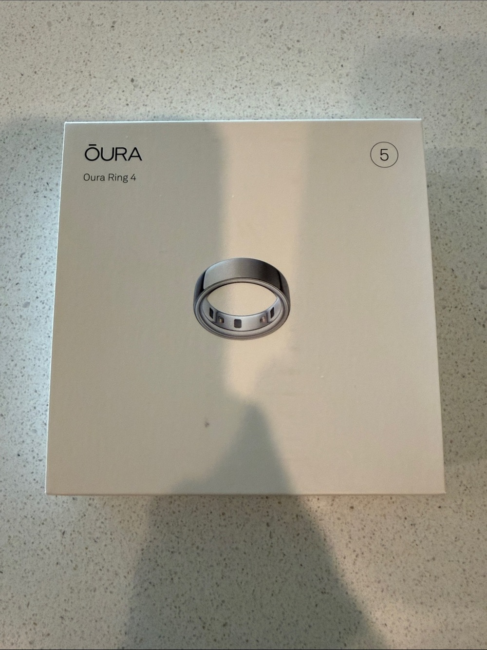 Oura Ring 4 - Silver | Size 5
